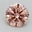 1.70 Ct. Fancy Intense Pink Round Lab Grown Diamond