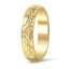 Heart-Shaped Leaves Wedding Ring, smallside view