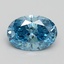 1.63 Ct. Fancy Vivid Blue Oval Lab Grown Diamond