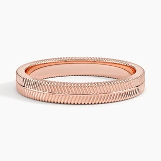 Dezi Herringbone 3mm Ring