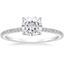 18K White Gold Demi Three-Quarter Coverage Diamond Ring (1/3 ct. tw.), smalltop view