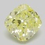 1.81 Ct. Fancy Light  Yellow Cushion Lab Grown Diamond