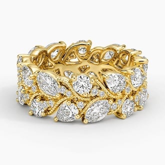 20th Anniversary Camellia Eternity Lab Diamond Ring