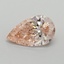 3.18 Ct. Fancy Intense Pink Pear Lab Grown Diamond