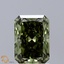 1.57 Ct. Fancy Vivid Green Radiant Lab Grown Diamond