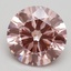 2.70 Ct. Fancy Intense Pink Round Lab Grown Diamond
