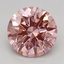 1.34 Ct. Fancy Vivid Pink Round Lab Grown Diamond