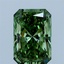 1.50 Ct. Fancy Vivid Green Radiant Lab Grown Diamond