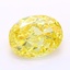 1.35 Ct. Fancy Intense Yellow Oval Lab Grown Diamond