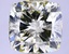 2.50 Ct. Fancy Light Yellow Cushion Lab Grown Diamond