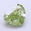 3.04 Ct. Fancy Vivid Green Heart Lab Grown Diamond