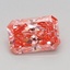 0.65 Ct. Fancy Vivid Pink Radiant Lab Grown Diamond