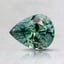 7.2x5.7mm Unheated Blue Pear Montana Sapphire