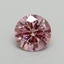 0.55 Ct. Fancy Vivid Pink Round Lab Grown Diamond