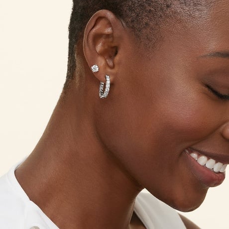 Perfect 4-Prong Lab Diamond Stud Earrings
