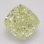 1.07 Ct. Fancy Light Yellow Cushion Diamond