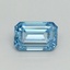 1.05 Ct. Fancy Vivid Blue Emerald Lab Grown Diamond