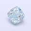 1.26 Ct. Fancy Vivid  Blue Cushion Lab Grown Diamond