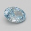 2.03 Ct. Fancy Vivid Blue Oval Lab Grown Diamond