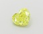 1.10 Ct. Fancy Vivid  Yellow Heart Lab Grown Diamond