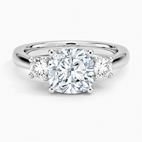 Petite Three Stone Trellis Diamond Ring (1/3 ct. tw.)