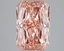 3.07 Ct. Fancy Vivid Pink Radiant Lab Grown Diamond