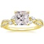 18K Yellow Gold Luxe Willow Diamond Ring (1/4 ct. tw.), smalltop view