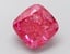 1.56 Ct. Fancy Vivid  Pink Cushion Lab Grown Diamond