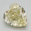 2.49 Ct. Fancy Intense Yellow Heart Lab Grown Diamond