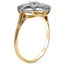 The Ibiza Ring, smalltop view on a hand