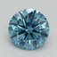 3.14 Ct. Fancy Vivid Blue Round Lab Grown Diamond