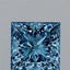 2.06 Ct. Fancy Vivid Blue Princess Lab Grown Diamond