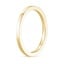 18K Yellow Gold 1.5mm Quattro Wedding Ring, smallside view