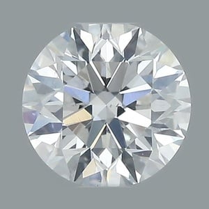 Round diamond — real photo