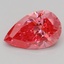 1.58 Ct. Fancy Vivid Pink Pear Lab Grown Diamond