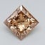 1.56 Ct. Very Light  Brown Princess Lab Grown Diamond