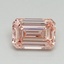 1.04 Ct. Fancy Intense Pink Emerald Lab Grown Diamond