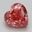 4.14 Ct. Fancy Vivid Pink Heart Lab Grown Diamond