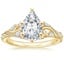 18K Yellow Gold Begonia Vine Diamond Ring (1/2 ct. tw.), smalltop view