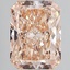 4.01 Ct. Fancy Intense Orangy Pink Radiant Lab Grown Diamond