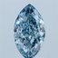2.09 Ct. Fancy Vivid Blue Marquise Lab Grown Diamond