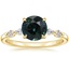 18K Yellow Gold Versailles One-Quarter Coverage Diamond Ring, smalltop view