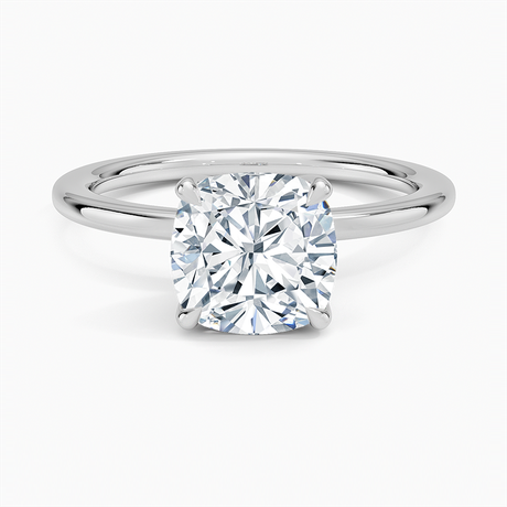 18K White Gold 1.5mm Petite Elodie Perfect Fit Solitaire Ring