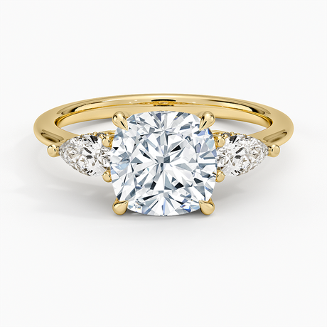 Adorned Opera Three Stone Diamond Ring - Brilliant Earth
