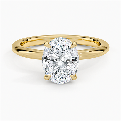 18K Yellow Gold Manon Solitaire Ring