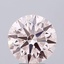 4.65 Ct. Fancy Intense Pink Round Lab Grown Diamond