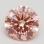 2.40 Ct. Fancy Intense Pink Round Lab Grown Diamond