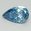 1.55 Ct. Fancy Vivid Blue Pear Lab Grown Diamond