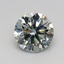 0.59 Ct. Fancy Intense Green Round Lab Grown Diamond