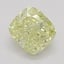0.50 Ct. Fancy Yellow Cushion Diamond